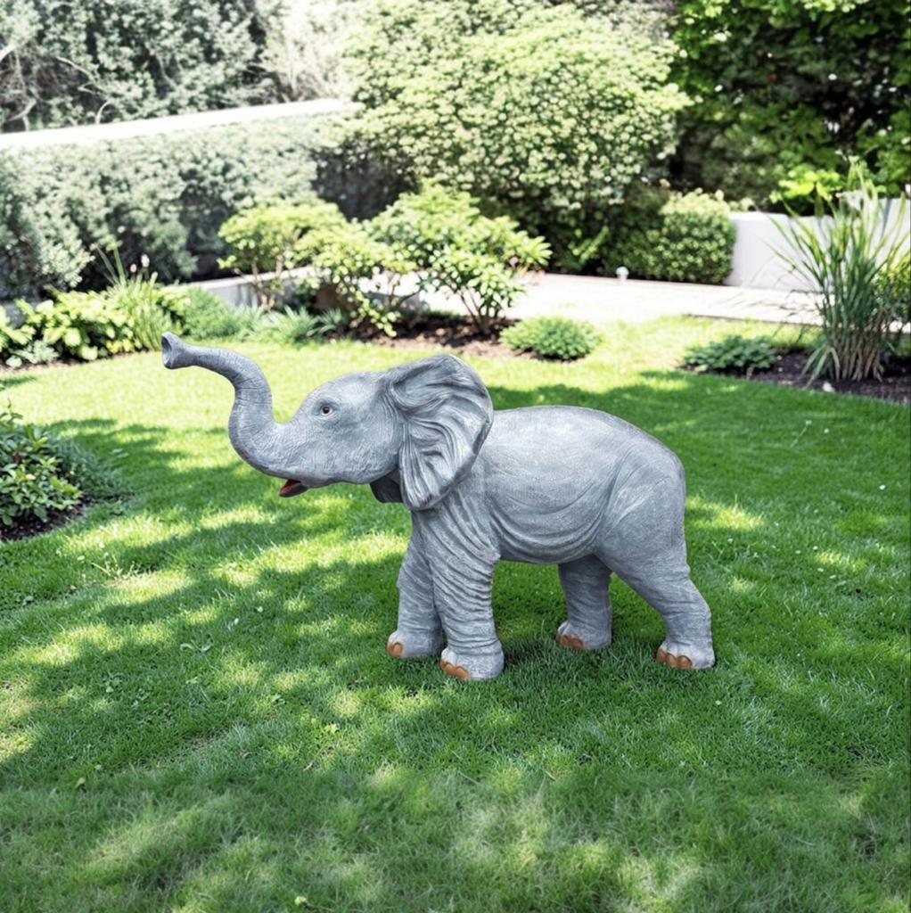 Beeld olifant, leeuw, gorilla, aap beeld, koeien in de tuin, Tuin en Terras, Ophalen, Nieuw, Kunststof, Dierenbeeld