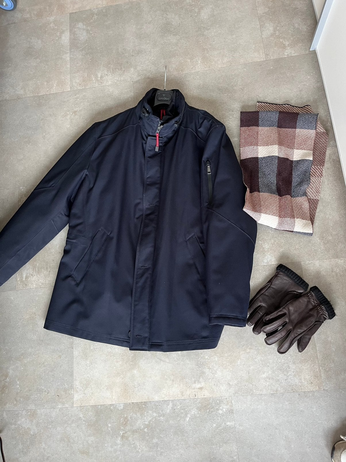 Bugatti Rainseries winterjas maat xxl met sjaal/handschoenen, Ophalen of Verzenden, Zo goed als nieuw, Blauw, Jas of Mantel