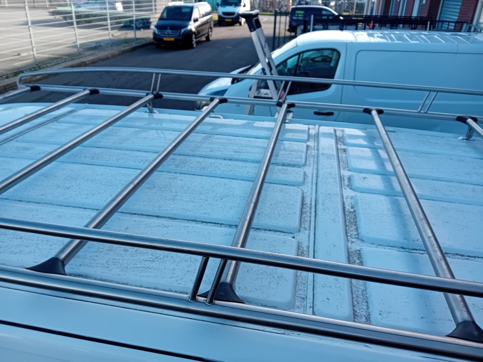 Peugeot Expert Imperiaal RVS Equinox met ladderrol, Auto diversen, Dakdragers, Ophalen