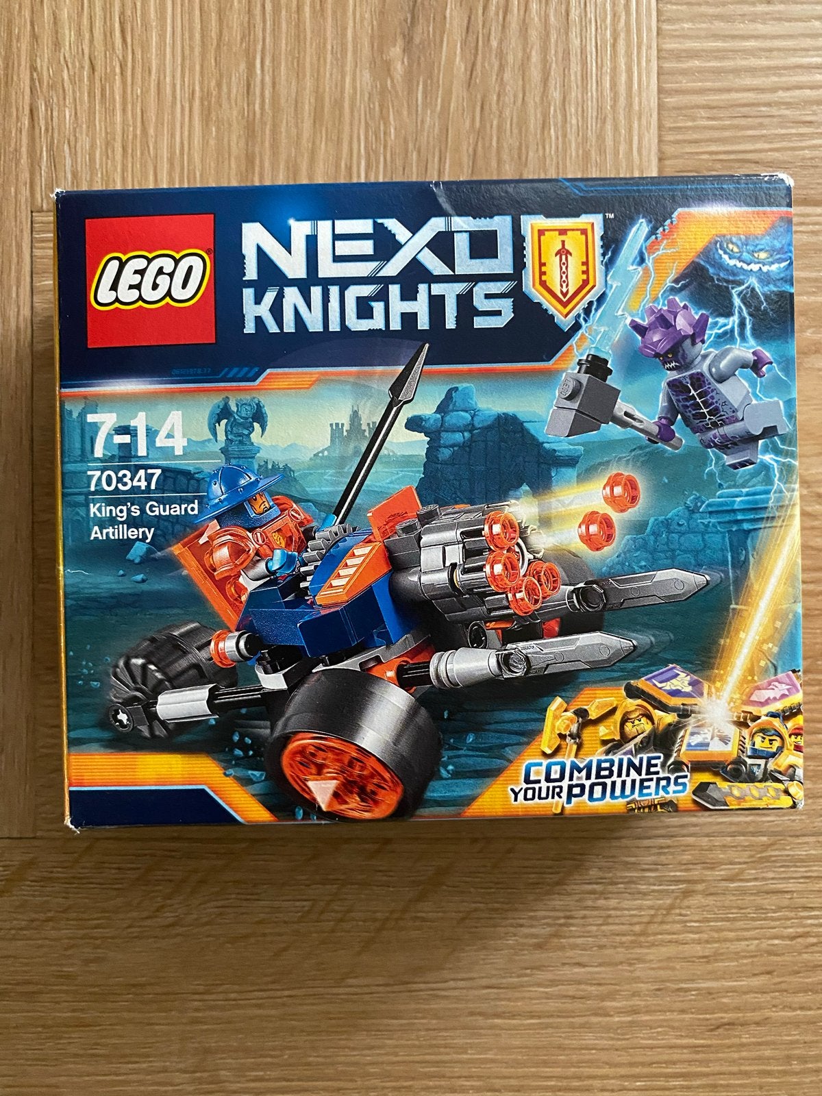 Lego Nexo Knights 70347 King's Guard Artillerie, Overige thema's, Lego, Ophalen of Verzenden, Zo goed als nieuw