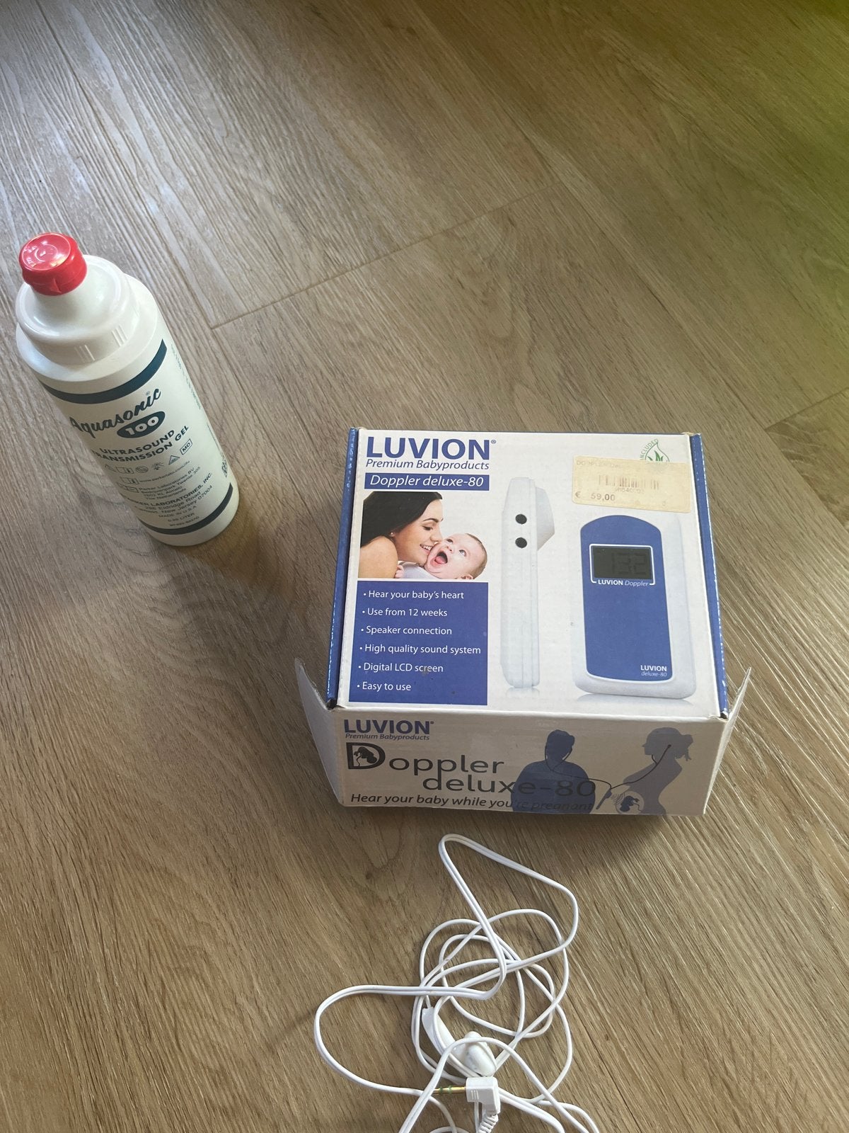 Luvion Doppler Deluxe-80 Baby Hartslagmonitor, Ophalen of Verzenden, Gebruikt