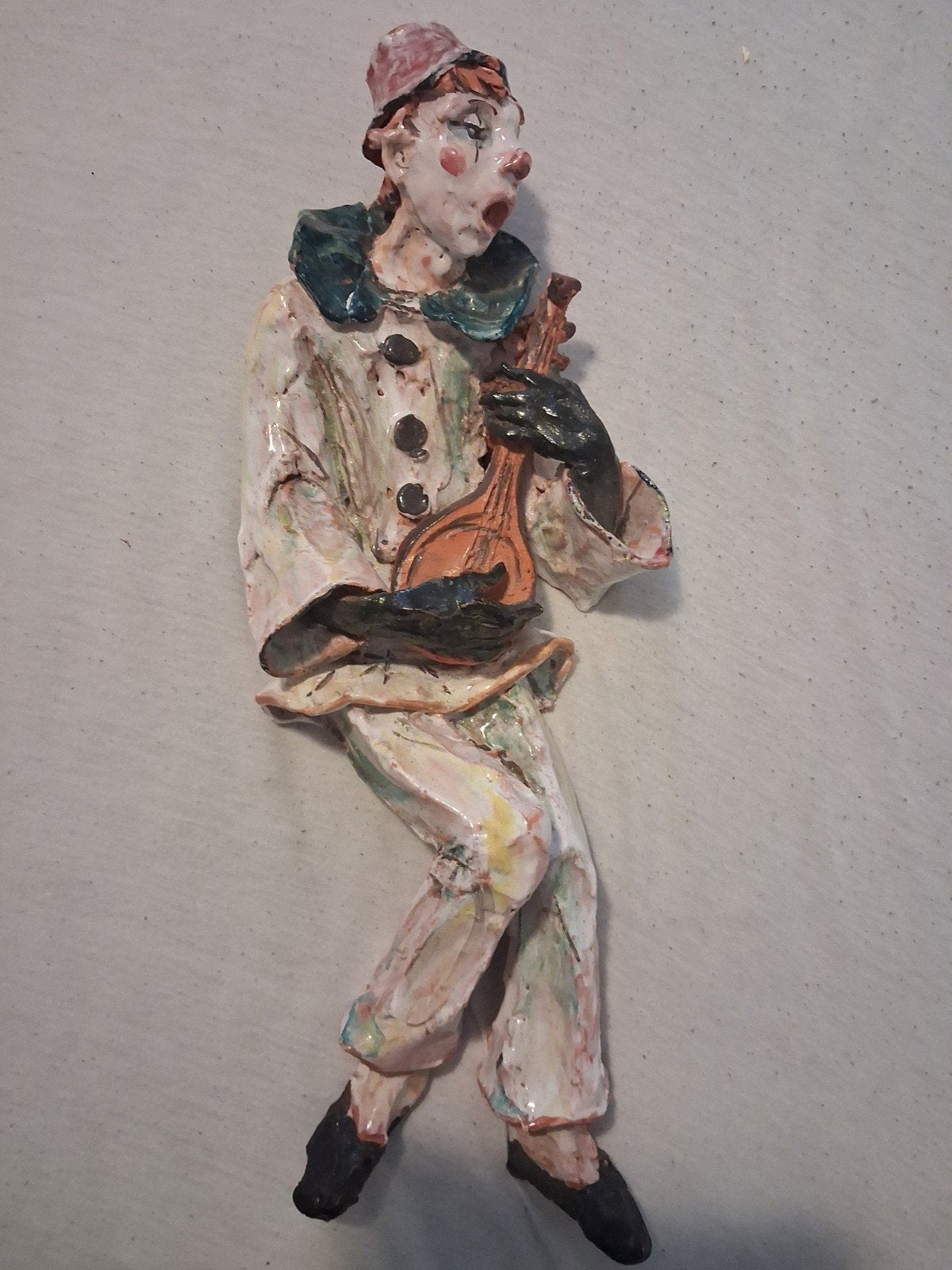 Vintage Keramische Clown, Ophalen
