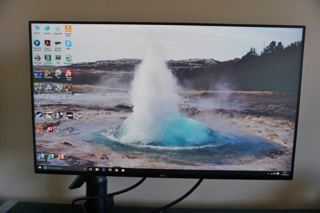 Dell UltraSharp U2417H monitor 24 inch Goede staat, Computers en Software, Monitoren, Ophalen, IPS, Kantelbaar, Full HD