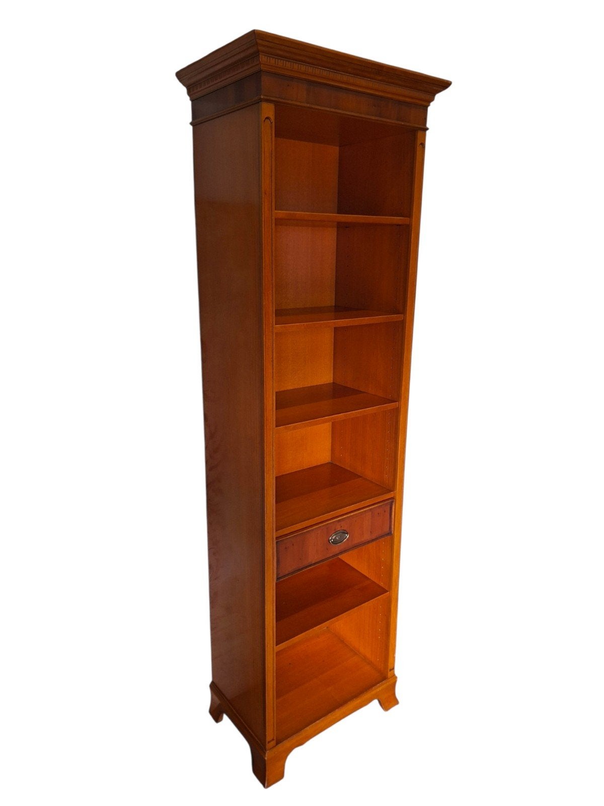 Klassieke Heldense boekenkast, klein gaatje in achterwand, Ophalen of Verzenden, 25 tot 50 cm
