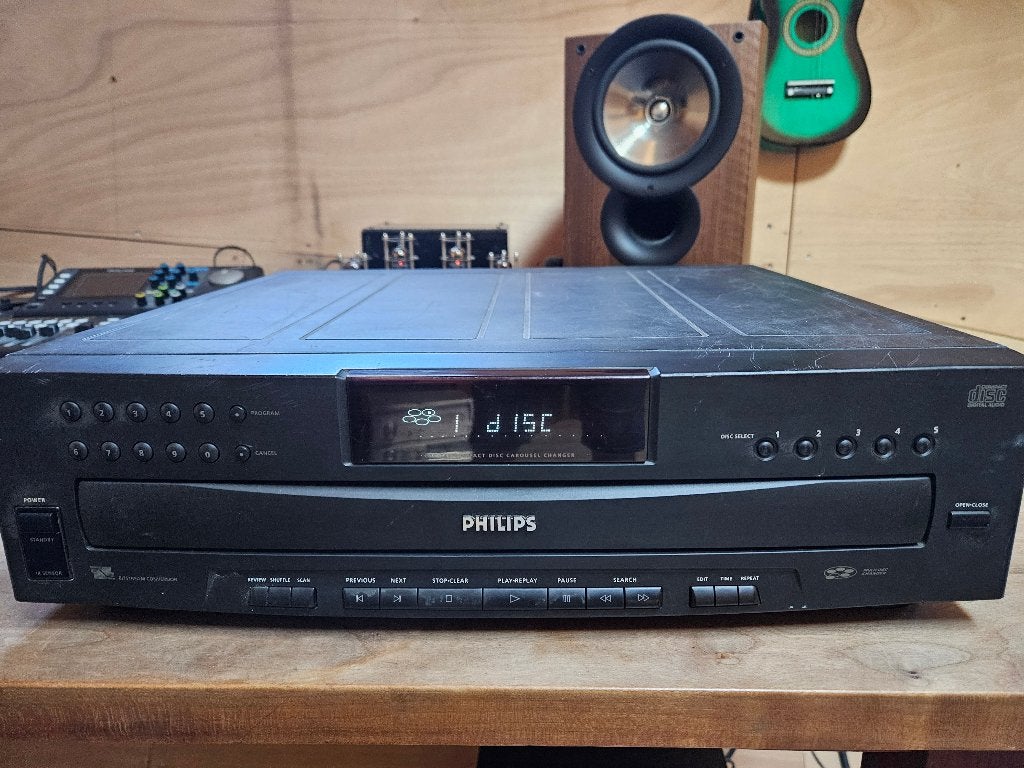 Philips CDC 745 CD-wisselaar - Bitstream Conversion, Ophalen, Gebruikt, Philips, Wisselaar
