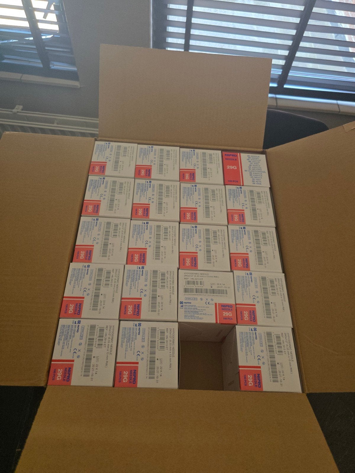 Injectienaald 2000 stuks 29g/½ (0,33mm x 13mm), Verzenden, Nieuw
