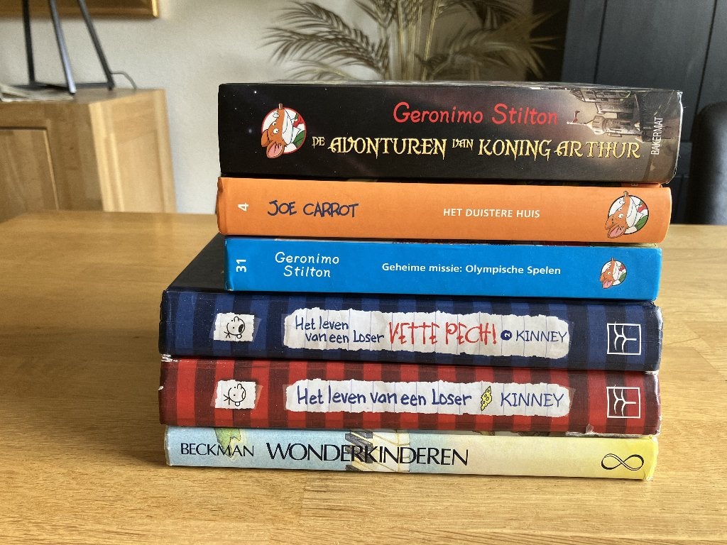 Boeken oa Het leven van een Loser en Geronimo Stilton, Ophalen of Verzenden, Zo goed als nieuw, Jeff Kinney, Fictie algemeen