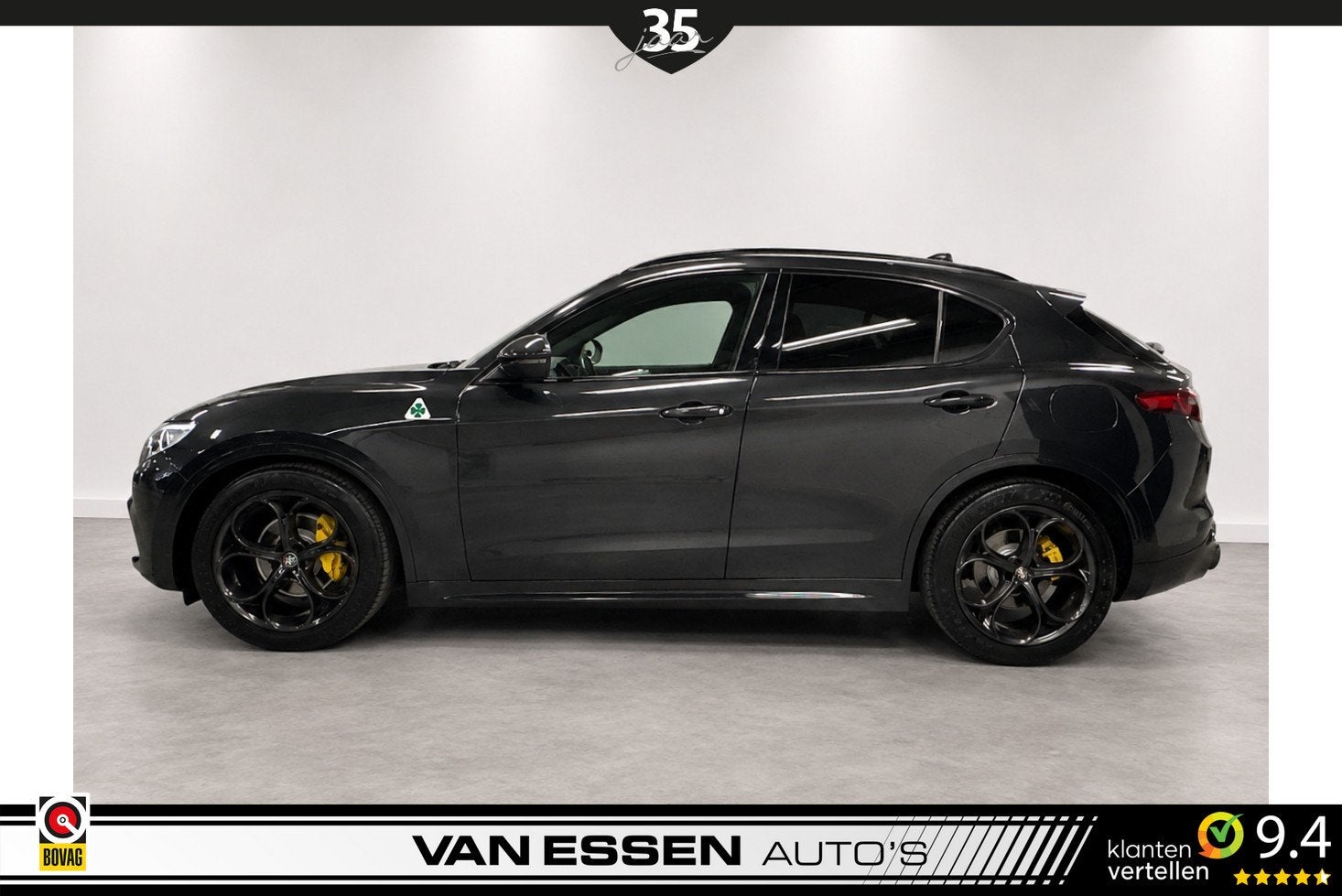 Alfa Romeo Stelvio 2.0 T AWD First Edition Navi Camera Memor, Auto's, Automaat, Euro 6, 4 cilinders, Zwart