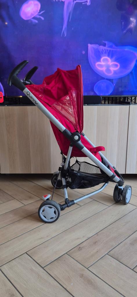 Quinny Zapp Buggy Rood - Compact en Compleet, Kinderen en Baby's, Buggy's, Ophalen, Zo goed als nieuw, Quinny, Zonnekap