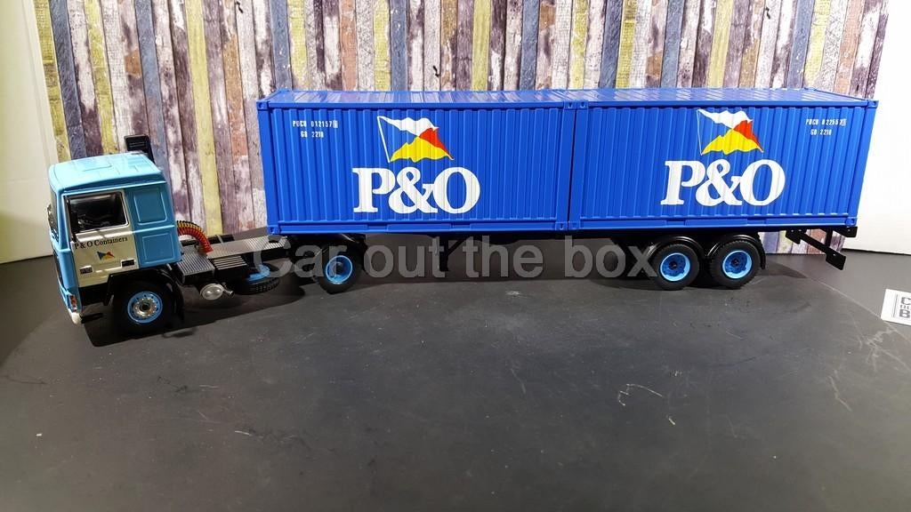 Volvo F10 P&O container transport 1:43 Ixo, Hobby en Vrije tijd, Modelauto's | 1:43, Verzenden, Nieuw, Bus of Vrachtwagen, Overige merken