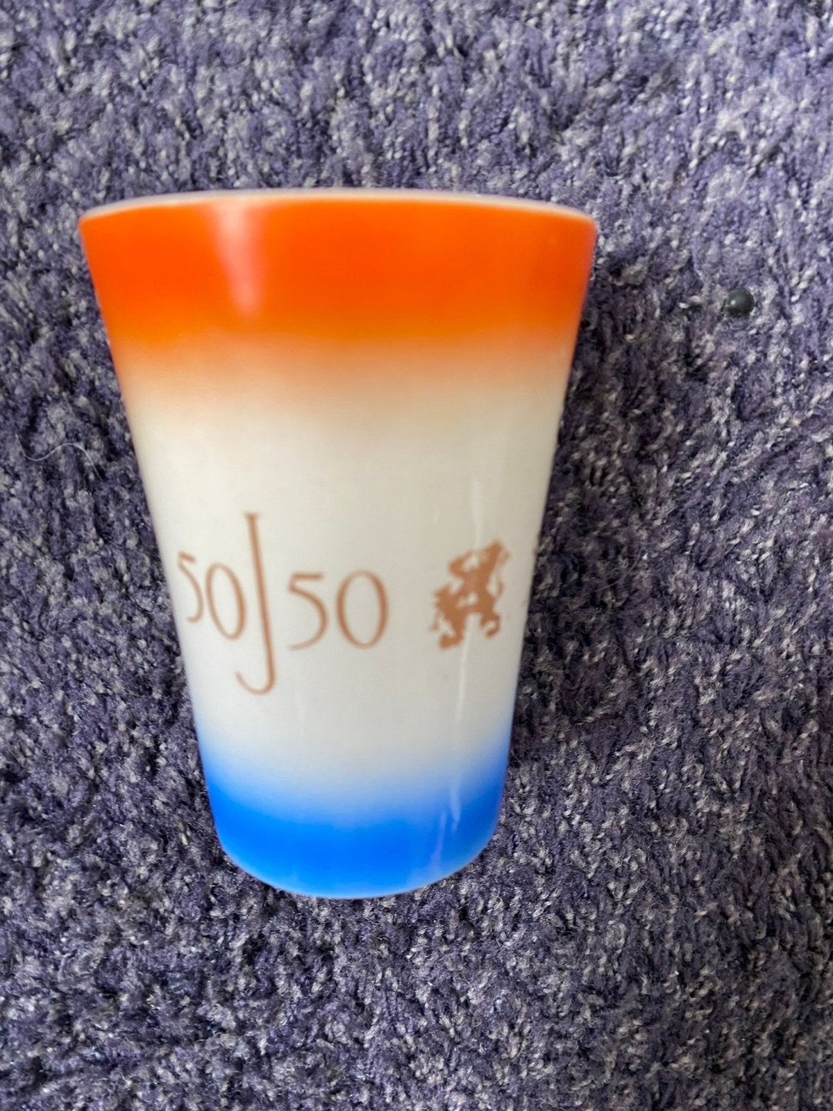 Beker 50 jarig jubileum Koningin Juliana, Ophalen of Verzenden, Zo goed als nieuw, Servies