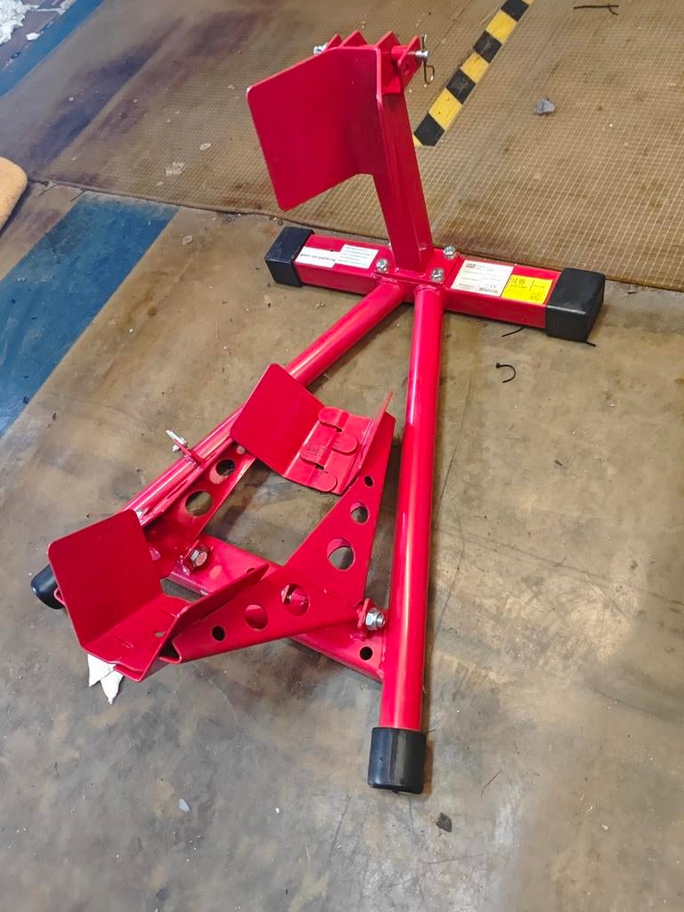 Inrijwielklem - Rood, Motoren, Ophalen of Verzenden, Gebruikt
