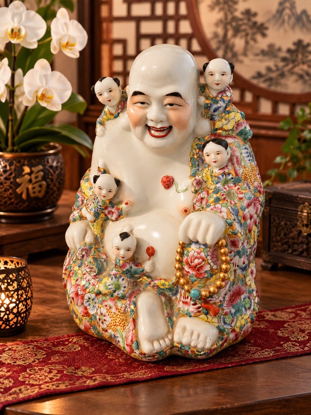 budha, Ophalen, Nieuw, Steen/keramiek, 30 cm