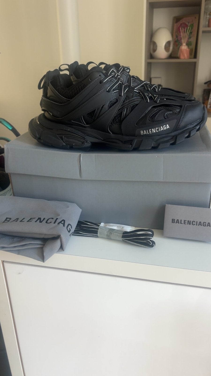 Balenciaga Track Sneakers Zwart - Maat 42, Verzenden, Zwart, Sneakers of Gympen, Zo goed als nieuw