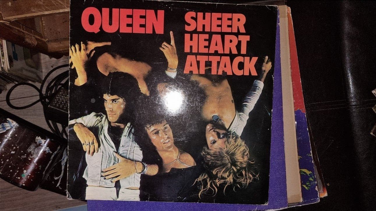 Queen - Sheer Heart Attack LP (1974), Cd's en Dvd's, Ophalen of Verzenden, Gebruikt, Overige formaten, LP