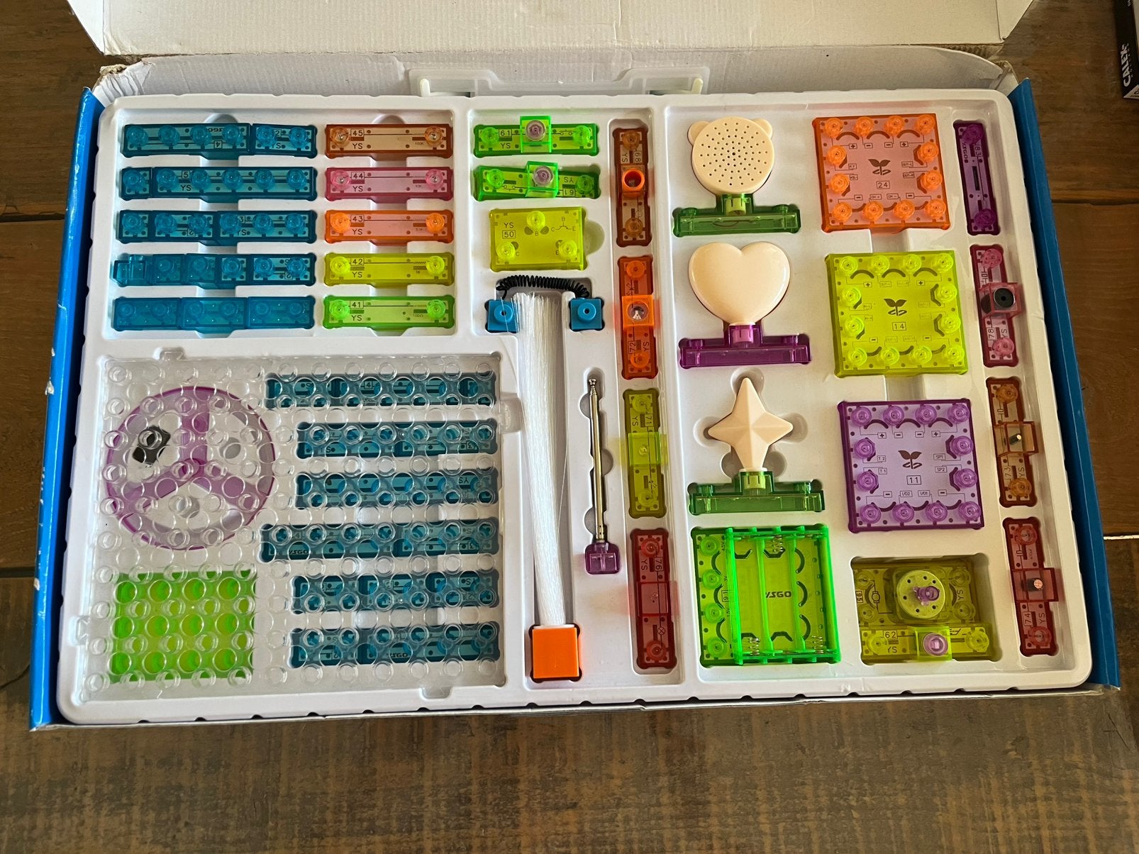 Electronic Blocks Snap Circuits, grote doos, Ophalen, Gebruikt, Bouwen, Met licht