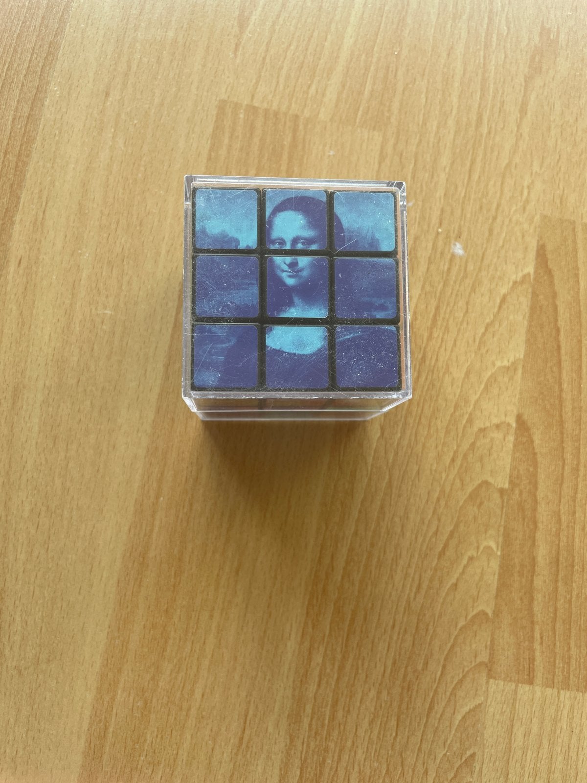 Mona Lisa Rubik's Kubus - Uniek Puzzelplezier, Ophalen of Verzenden, Zo goed als nieuw, Jongen of Meisje
