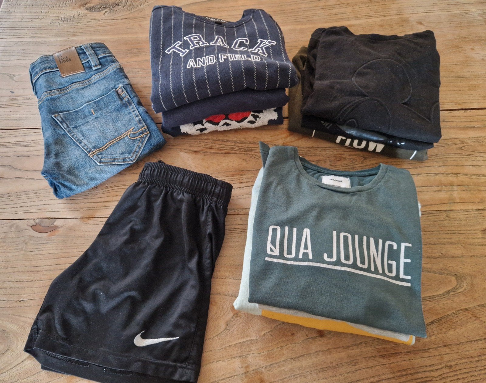 Jongens pakket herfst/winter 122/128 merk WE nike h&m Cars, Ophalen of Verzenden, Zo goed als nieuw, Maat 128
