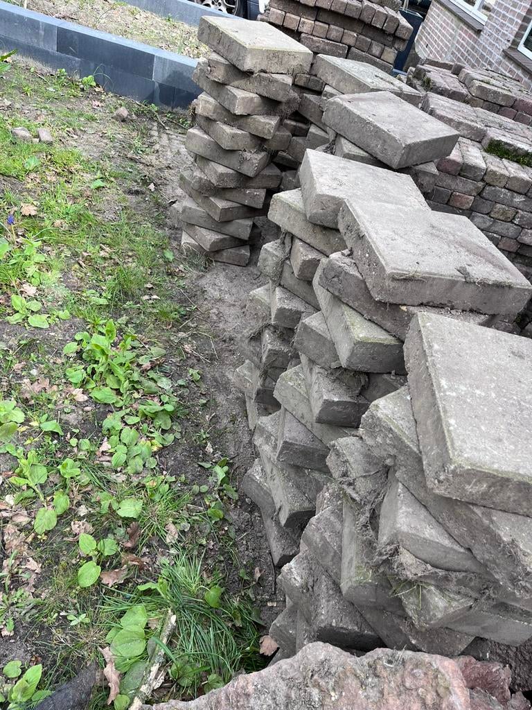 Tegels 30x30x5 cm ongeveer 9m2, Tuin en Terras, Tegels en Klinkers, Ophalen, Zo goed als nieuw, Beton, Terrastegels