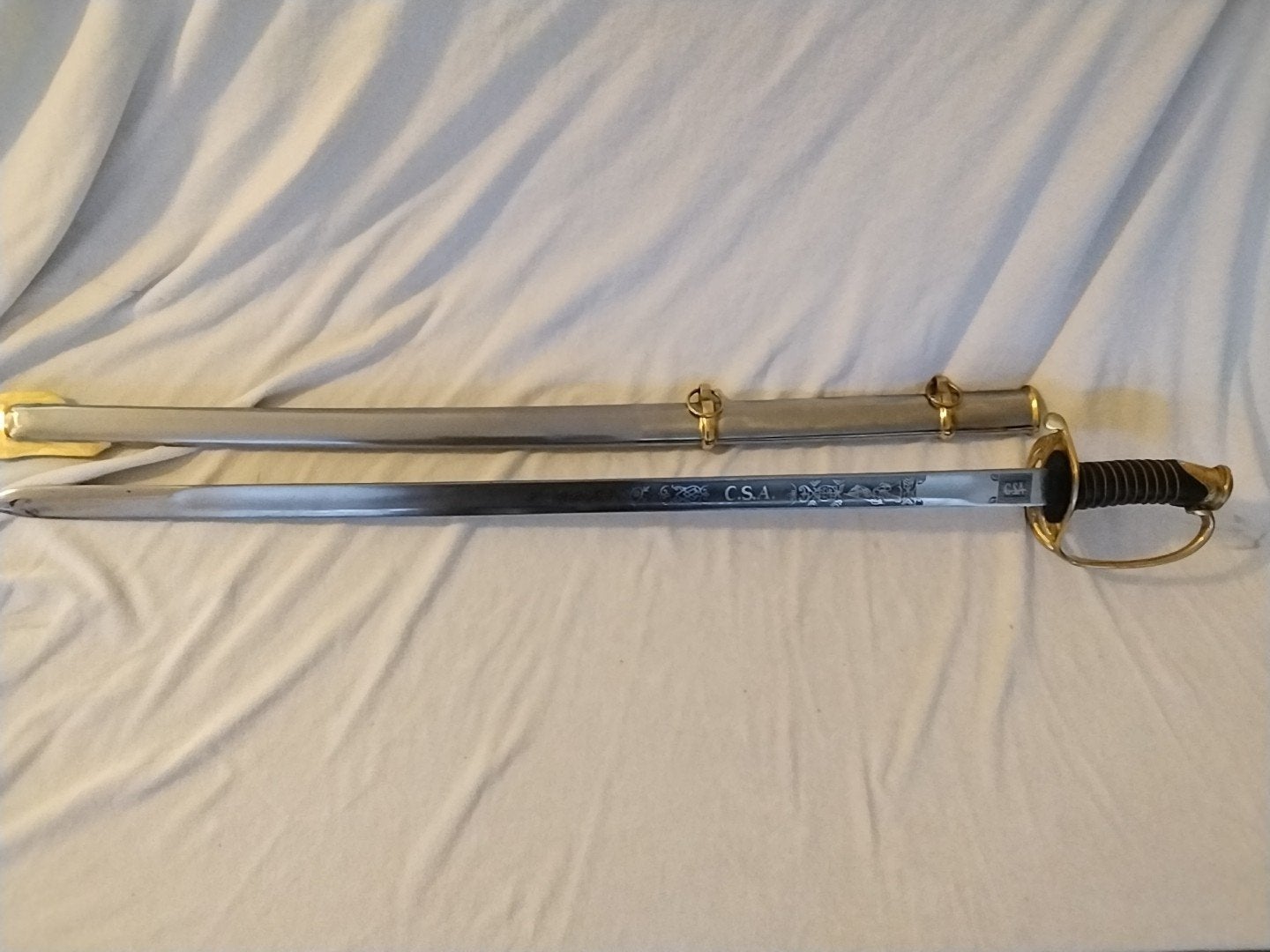 Decoratief Zwaard/Sabel - CSA 1860 - 90 cm lang, Ophalen of Verzenden, Overige soorten, Amerika, Zwaard of Sabel