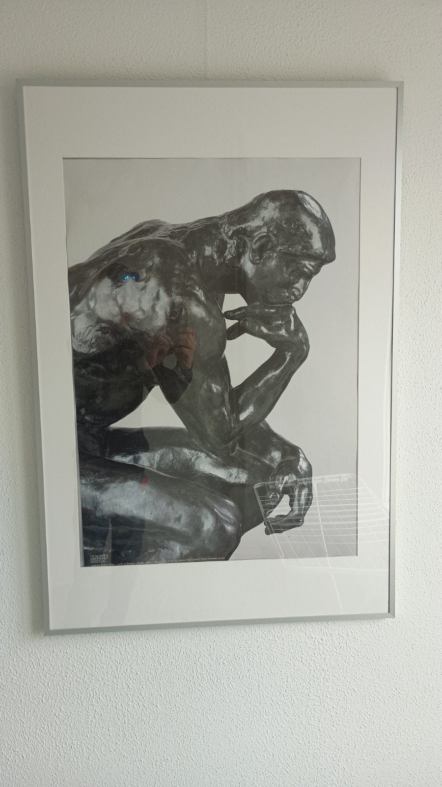 Ingelijste print van Rodin's De Denker - Museum Rodin, Ophalen of Verzenden