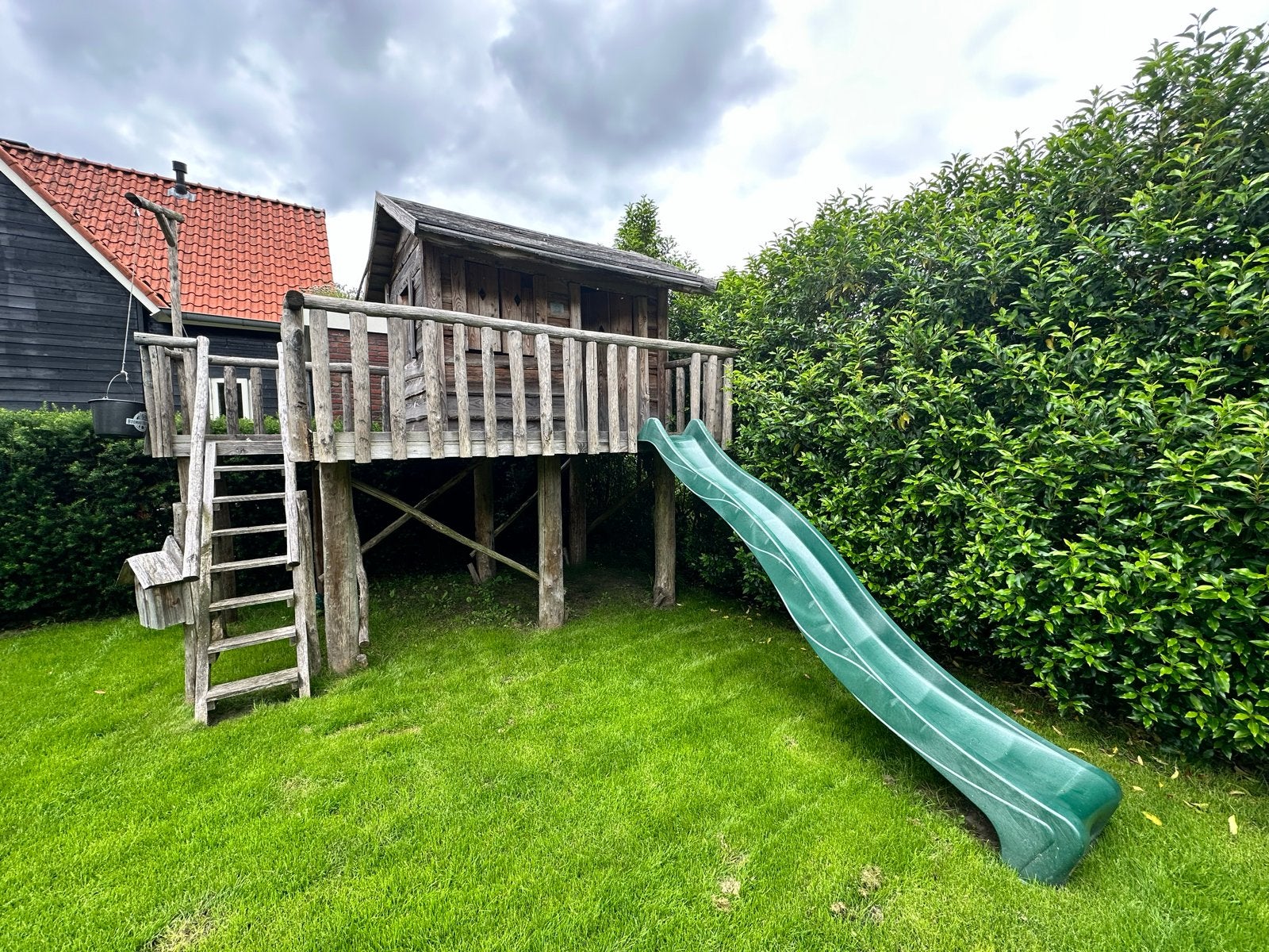 Boomhut BOOMHUT BORIS met glijbaan, katrol en touwladder, Ophalen, Gebruikt, Glijbaan