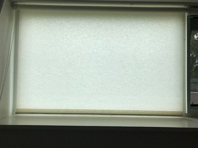 rolgordijn kleur gebroken wit/licht beige, Ophalen, Gebruikt