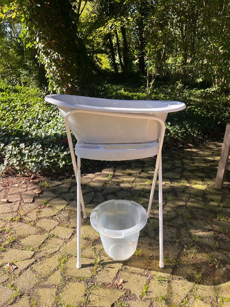 Bad baby met afval emmer, Kinderen en Baby's, Ophalen, Zo goed als nieuw, Badje