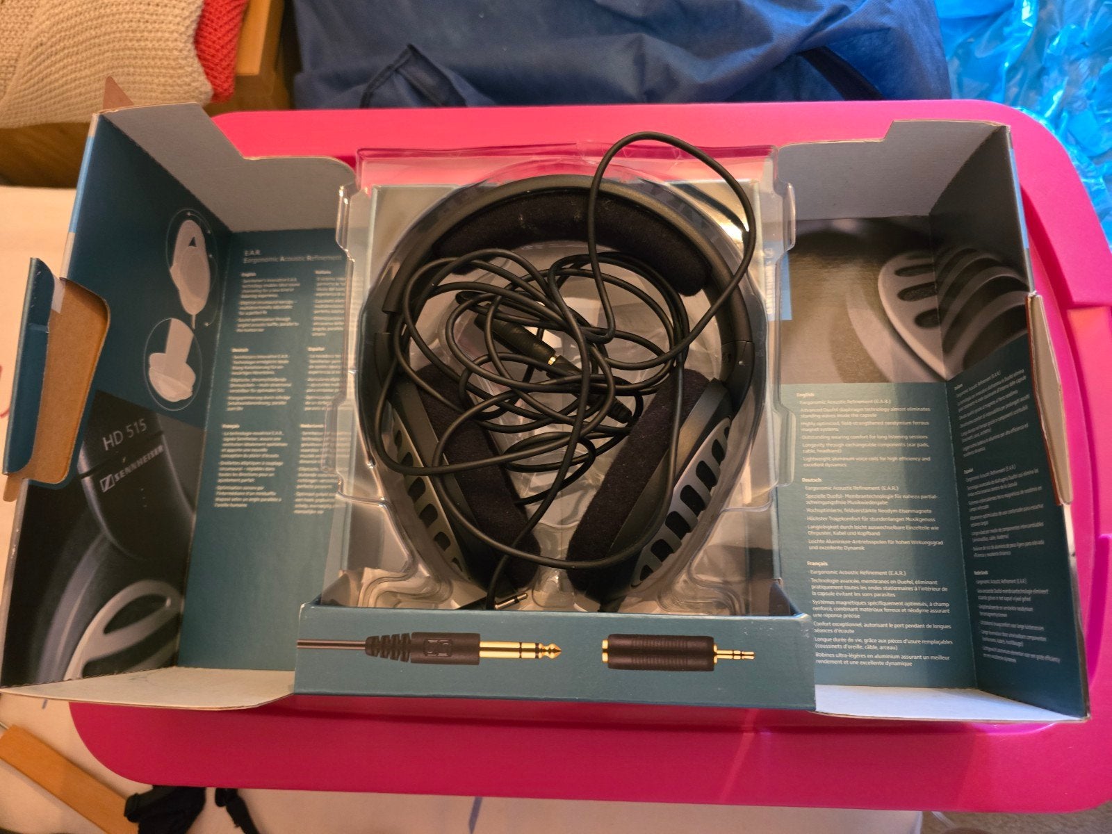 Sennheiser HD 515 Over-ear Koptelefoon - Uitstekende Staat, Audio, Tv en Foto, Koptelefoons, Ophalen of Verzenden