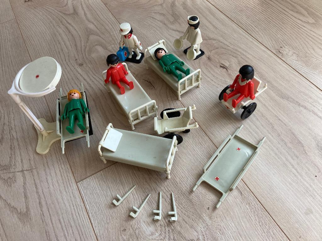 Vintage playmobil "ziekenhuis", Ophalen of Verzenden, Gebruikt, Complete set