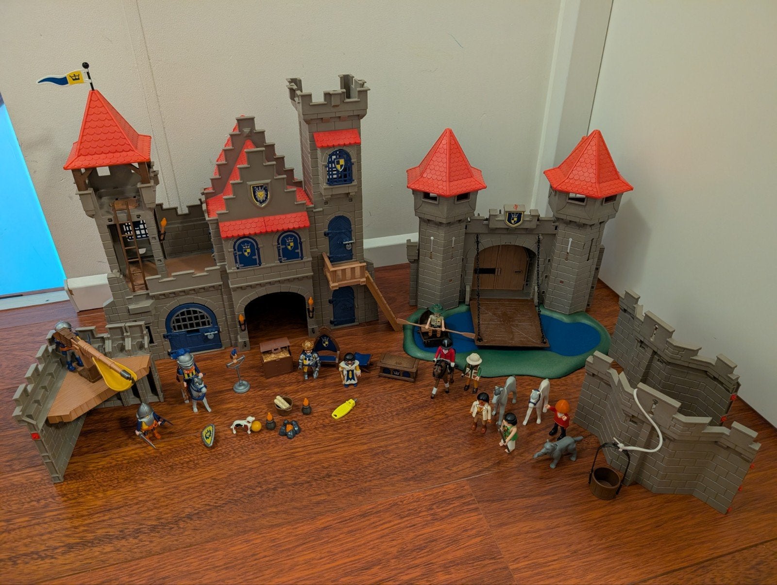 Playmobil ridderkasteel, Ophalen of Verzenden, Gebruikt, Kasteel/Fort