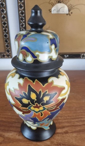 vazen, Ophalen, 26 cm, Meerkleurig, Handgemaakt