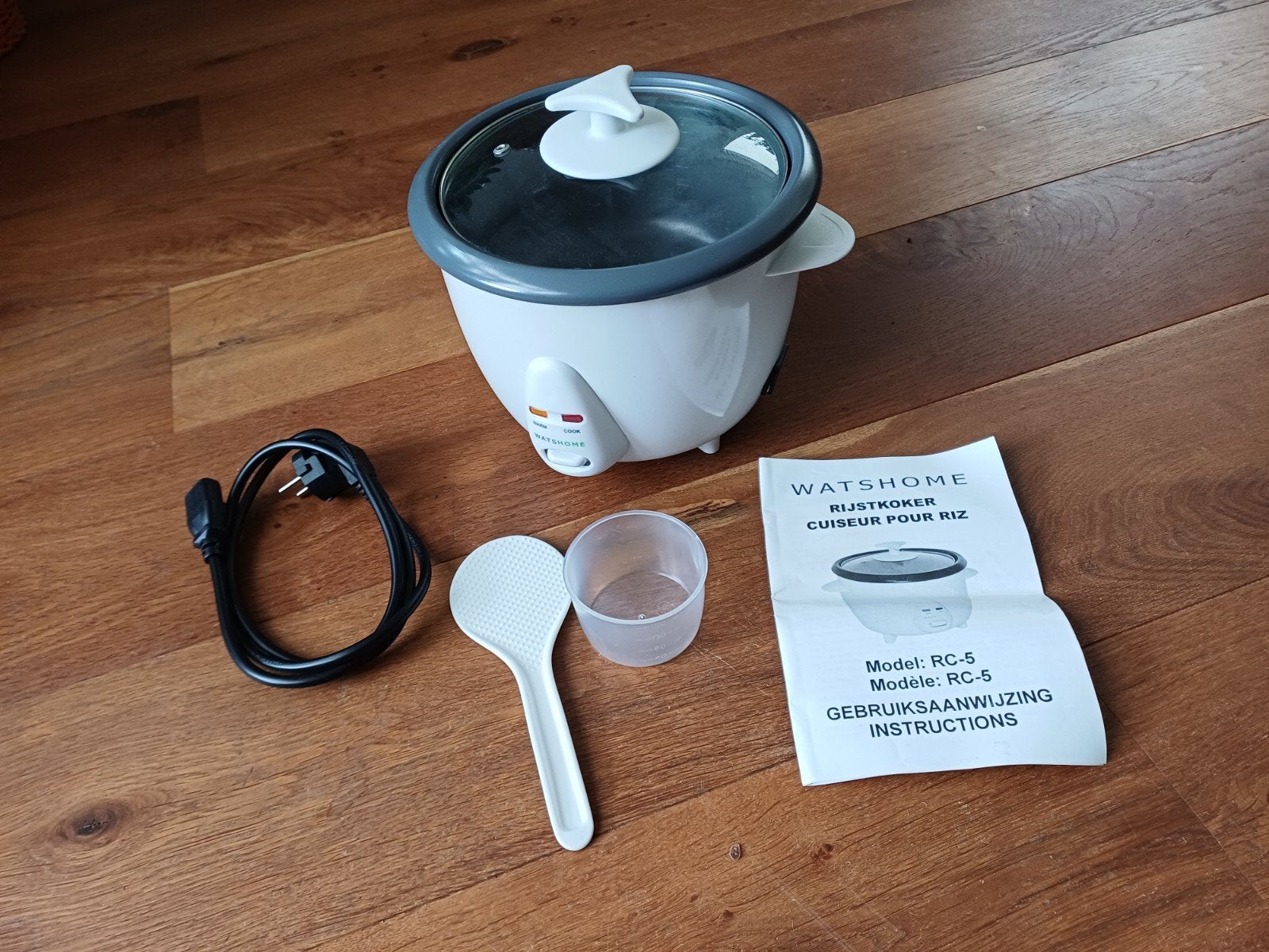 WatsHome Rijstkoker RC-5 - Zo goed als nieuw, Witgoed en Apparatuur, Ophalen, Zo goed als nieuw