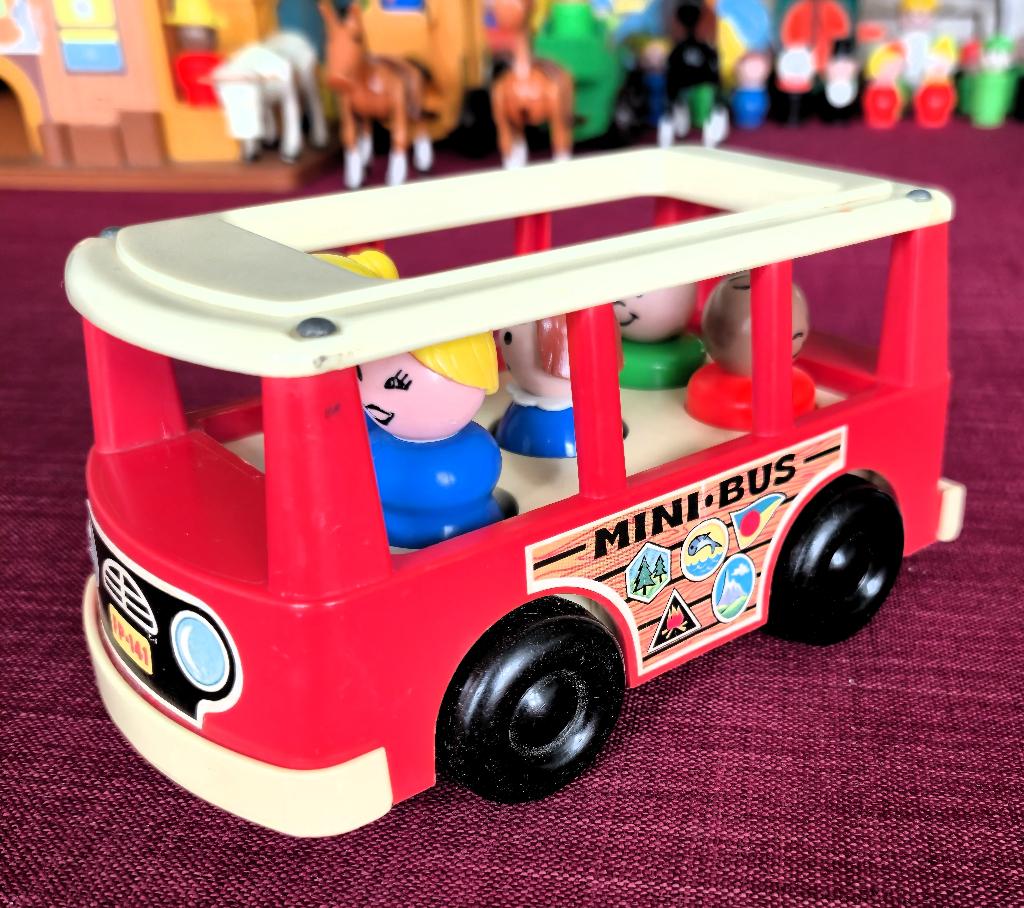 Fisher Price Minibus, Ophalen, Gebruikt, Speelset