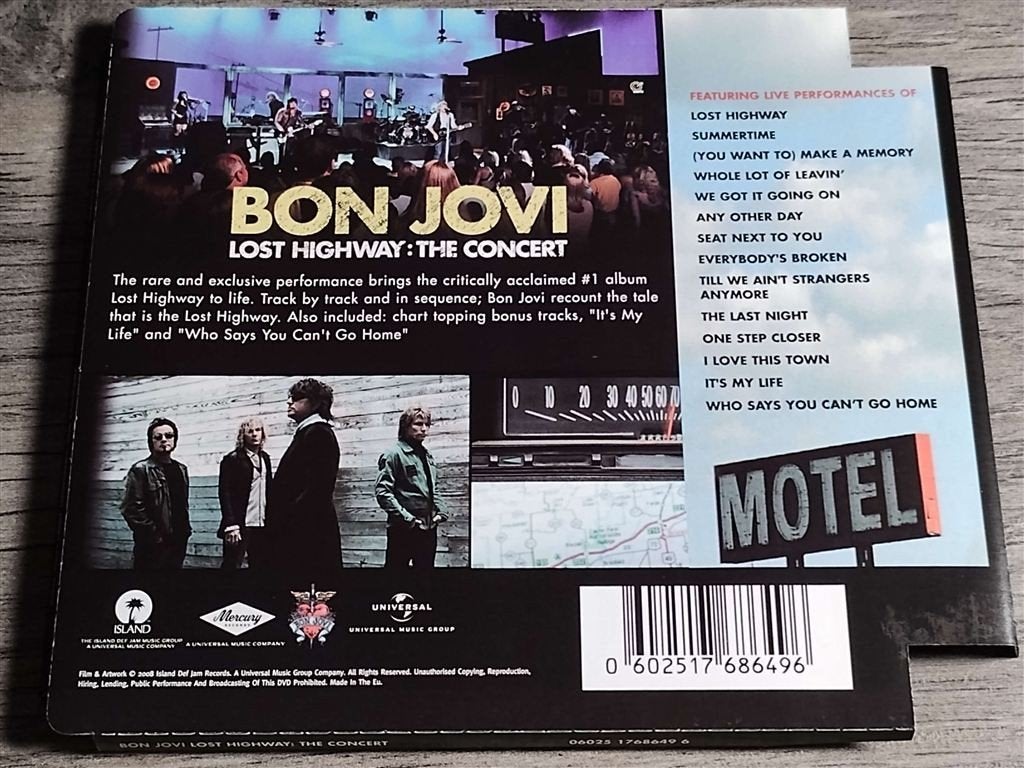 Bon Jovi ‎– Lost Highway: The Concert, Ophalen of Verzenden, Zo goed als nieuw, Poprock