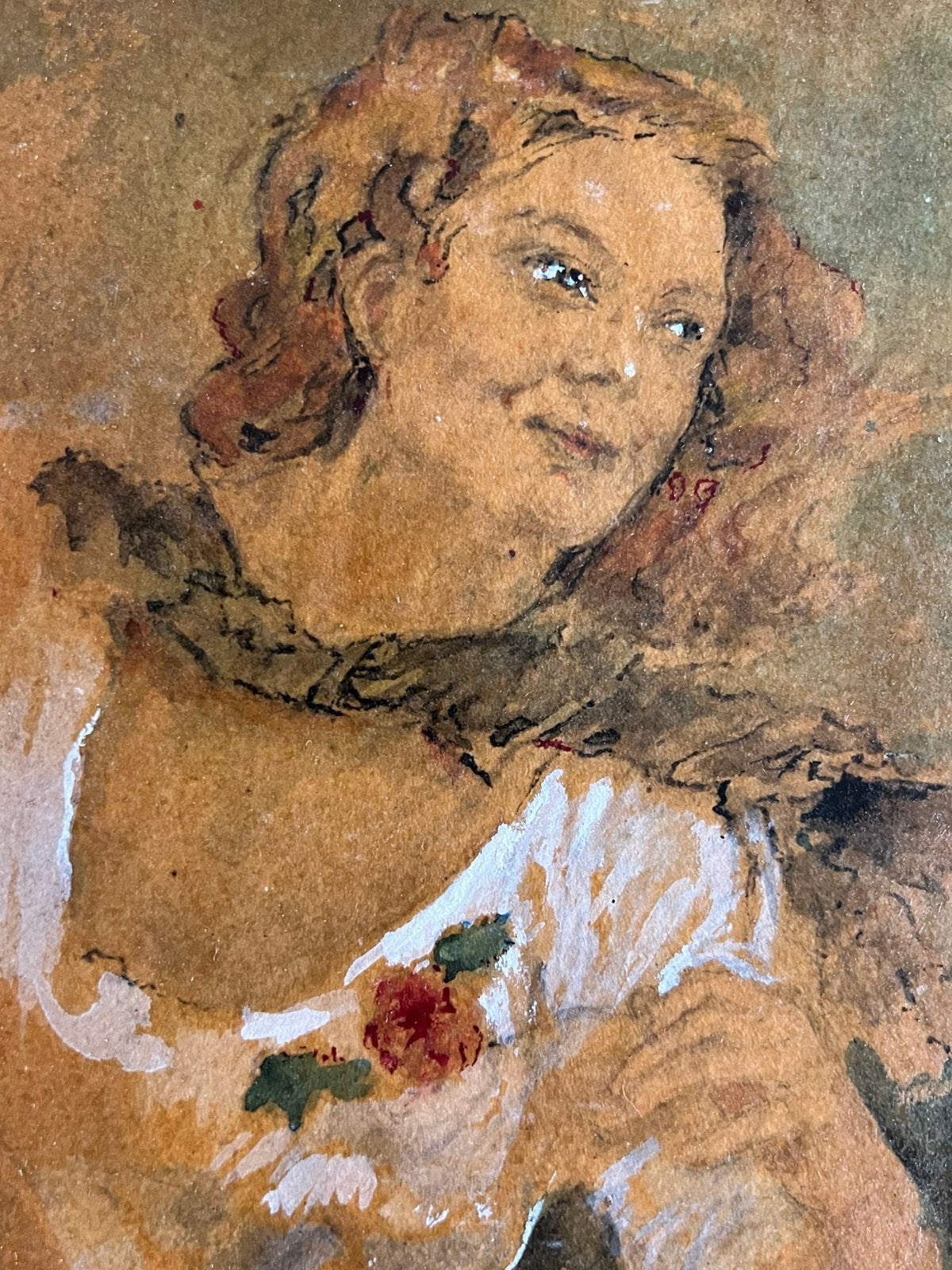 Mooi werkje van Cornelis Blankenaar 1876-1953, Antiek en Kunst, Ophalen of Verzenden, Portret of Personen