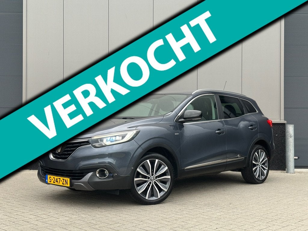 Renault Kadjar 1.2 TCe Extase Bose Navi Keyless Camera LED, Auto's, Renault, Bedrijf, Te koop, Kadjar, ABS, Airbags, Airconditioning