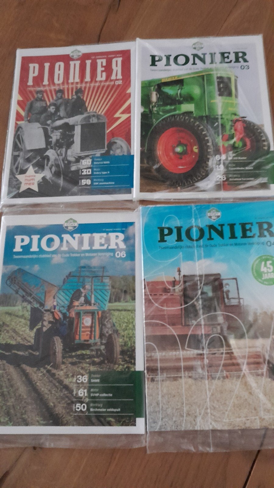 PIONIER Tijdschrift/clubblad, oude Trekker en Motoren.4 st., Ophalen of Verzenden, Nieuw, Wetenschap en Natuur