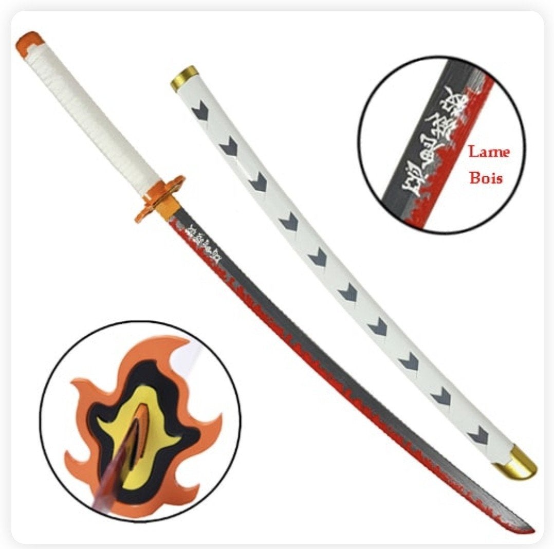 Kyojuro Rengoku Cosplay Katana - Demon Slayer, Ophalen of Verzenden, Nieuw