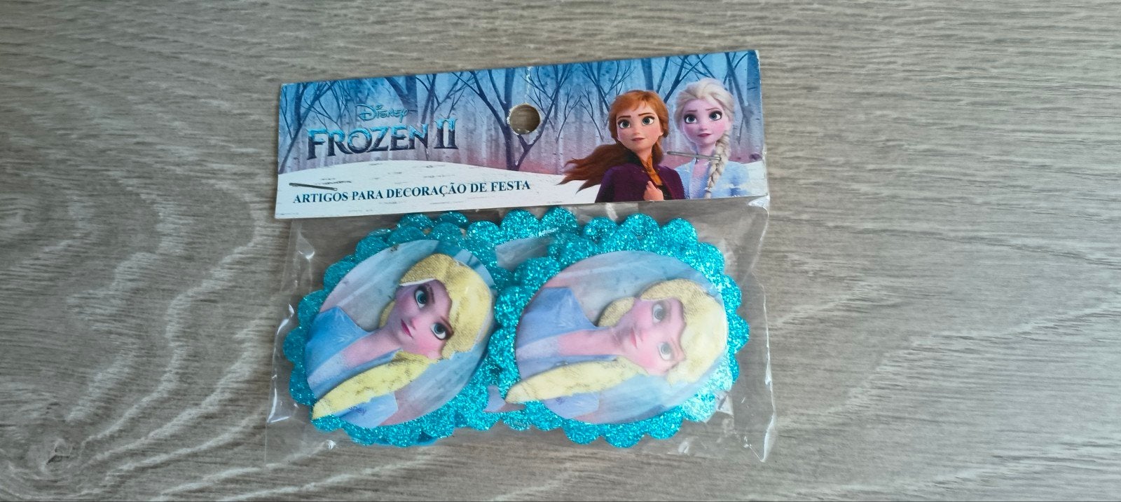 Frozen foam plakkers - Elsa glitter decoratie, Film en tv, Zelfklevend, Nieuw, Meerkleurig