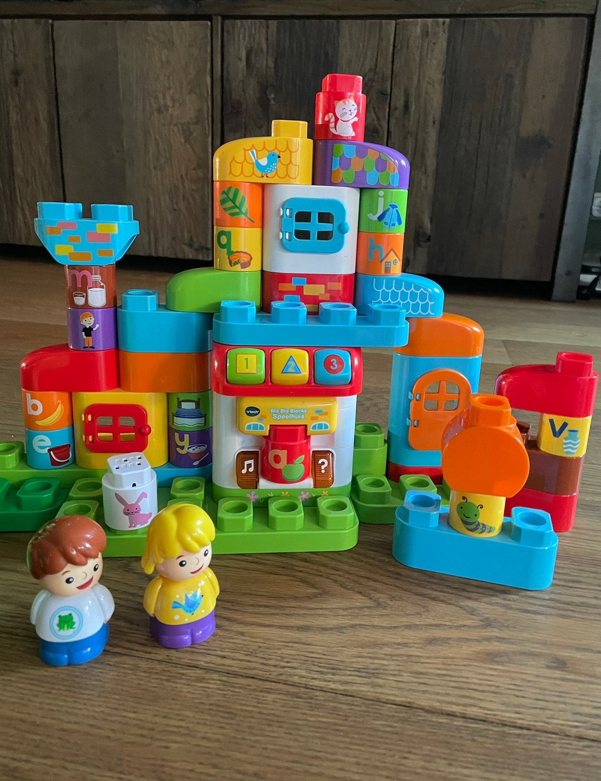 VTech Speelhuis bla bla blocks, Kinderen en Baby's, Speelgoed | Vtech, Zo goed als nieuw, 6 maanden tot 2 jaar, Ophalen of Verzenden
