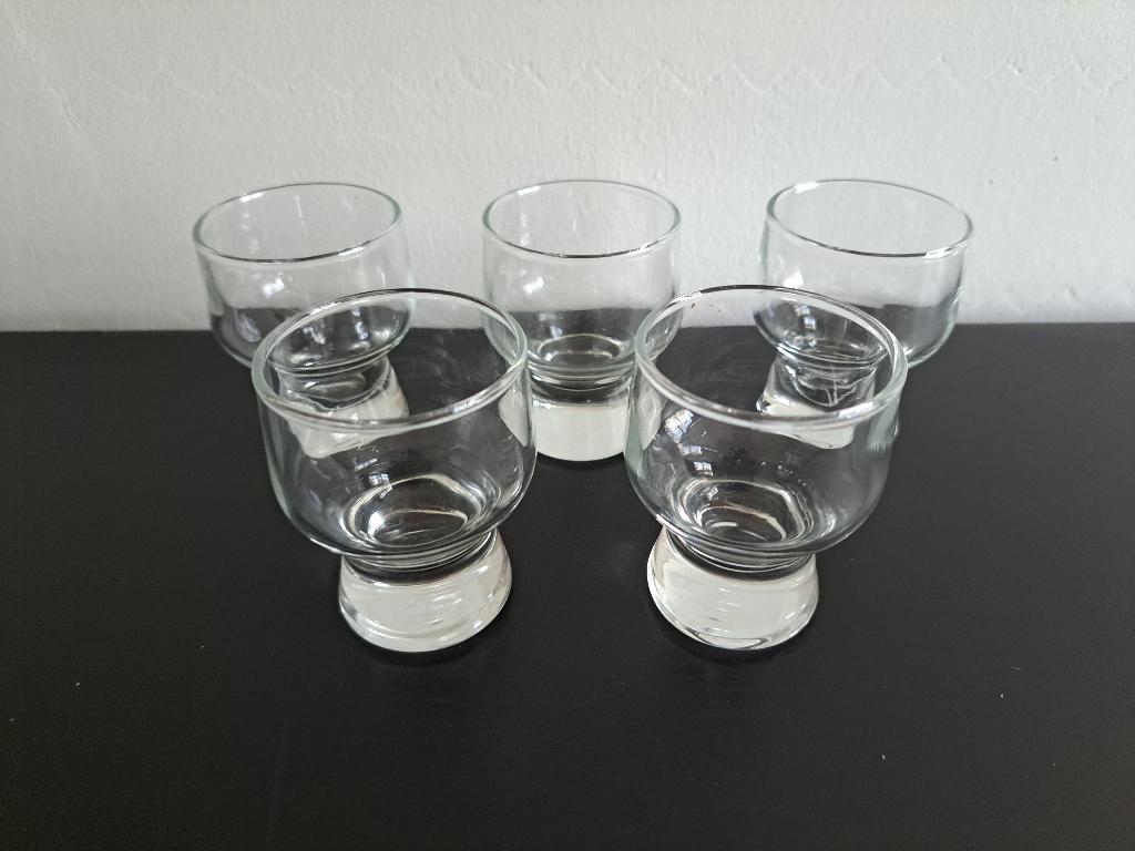 5x borrelglaasje borrelglas, Verzamelen, Glas en Borrelglaasjes, Gebruikt, Borrel- of Shotglas, Ophalen of Verzenden