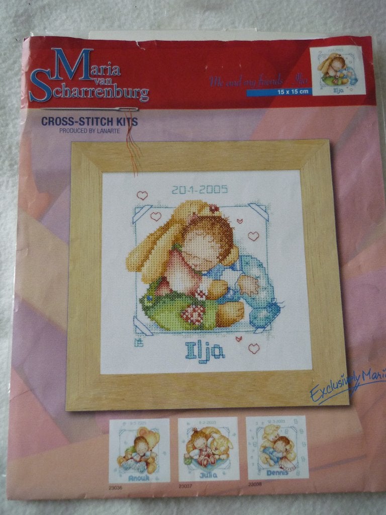 Borduurpatroon Maria van Scharrenburg Friends 15x15 cm, Hobby en Vrije tijd, Borduren en Borduurmachines, Ophalen of Verzenden