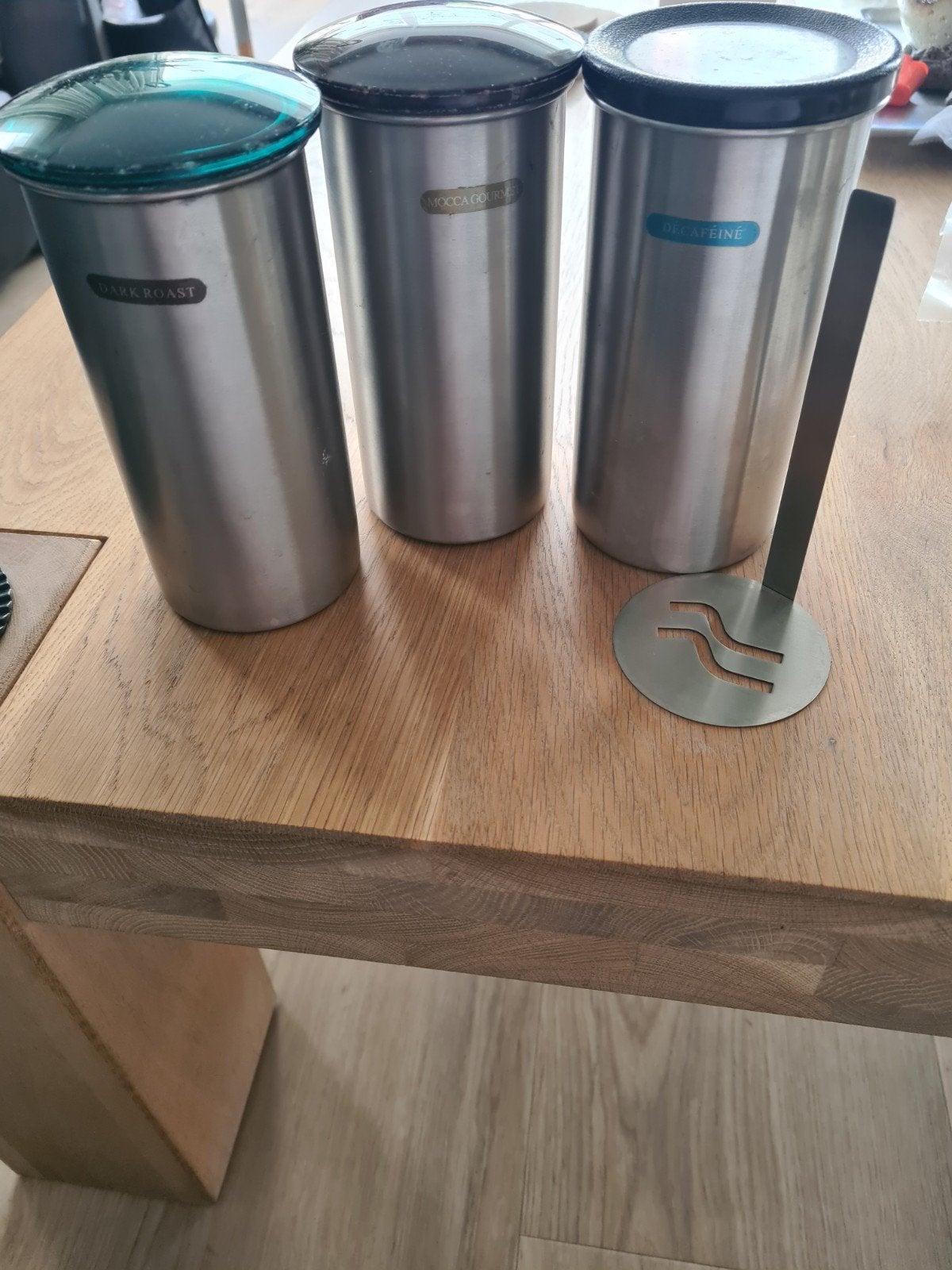 Senseo Koffiepads RVS Bewaarcontainers, Gebruikt, Zilver, Ophalen of Verzenden, Voorraadpot