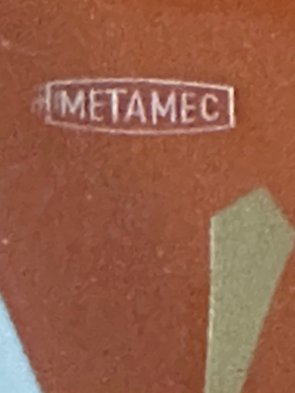 Metamec klok aangeboden., Huis en Inrichting, Vintage, Analoog, Ophalen of Verzenden, Stil uurwerk