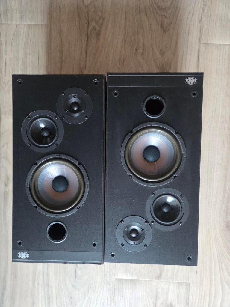 BNS E34 Speakers - Goed geluid, lichte schade, Overige merken, Gebruikt, Ophalen of Verzenden, 60 tot 120 watt