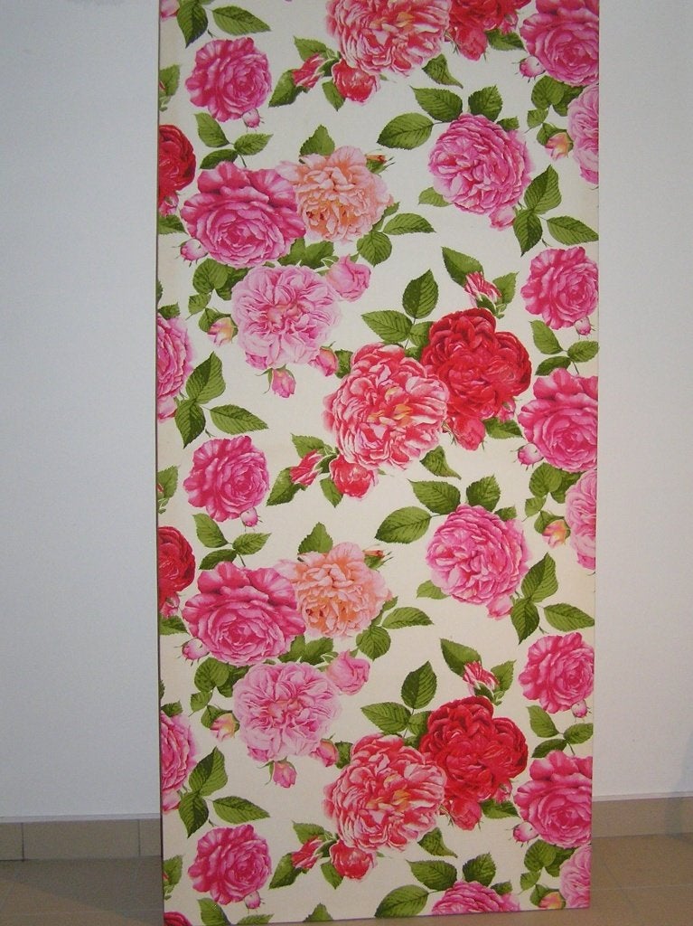 Canvas doek met mooie bloemenprint., Huis en Inrichting, Woonaccessoires | Wanddecoraties, Ophalen, Meerkleurig, Textiel, Nieuw