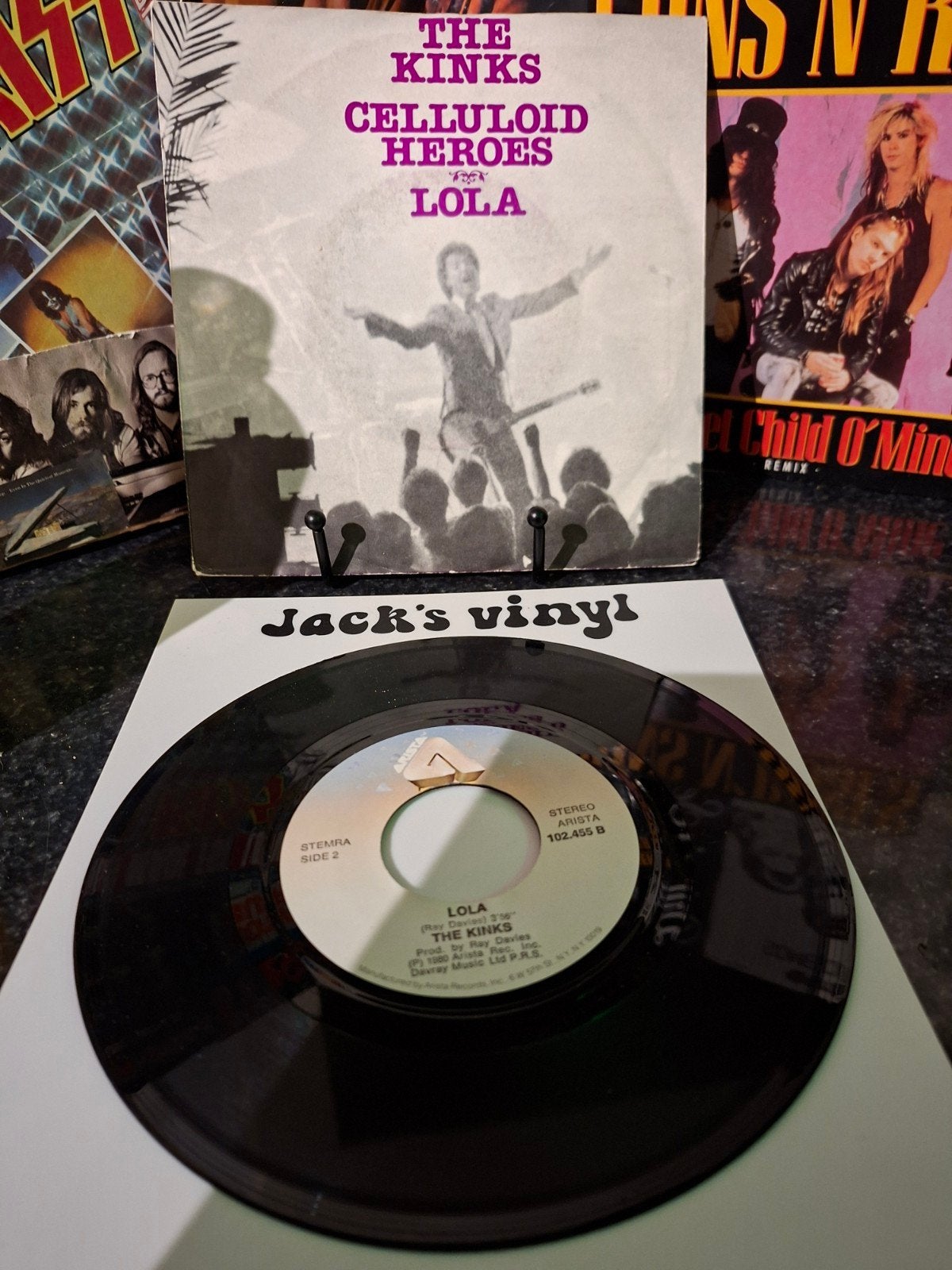 The Kinks - Lola / Celluloid Heroes 7 inch single 1980, Gebruikt, Pop, 7 inch, Ophalen of Verzenden
