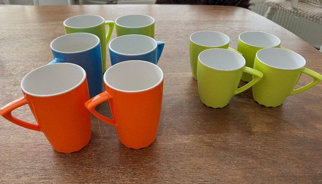 Camping servies bekers mepal, Caravans en Kamperen, Ophalen of Verzenden, Gebruikt