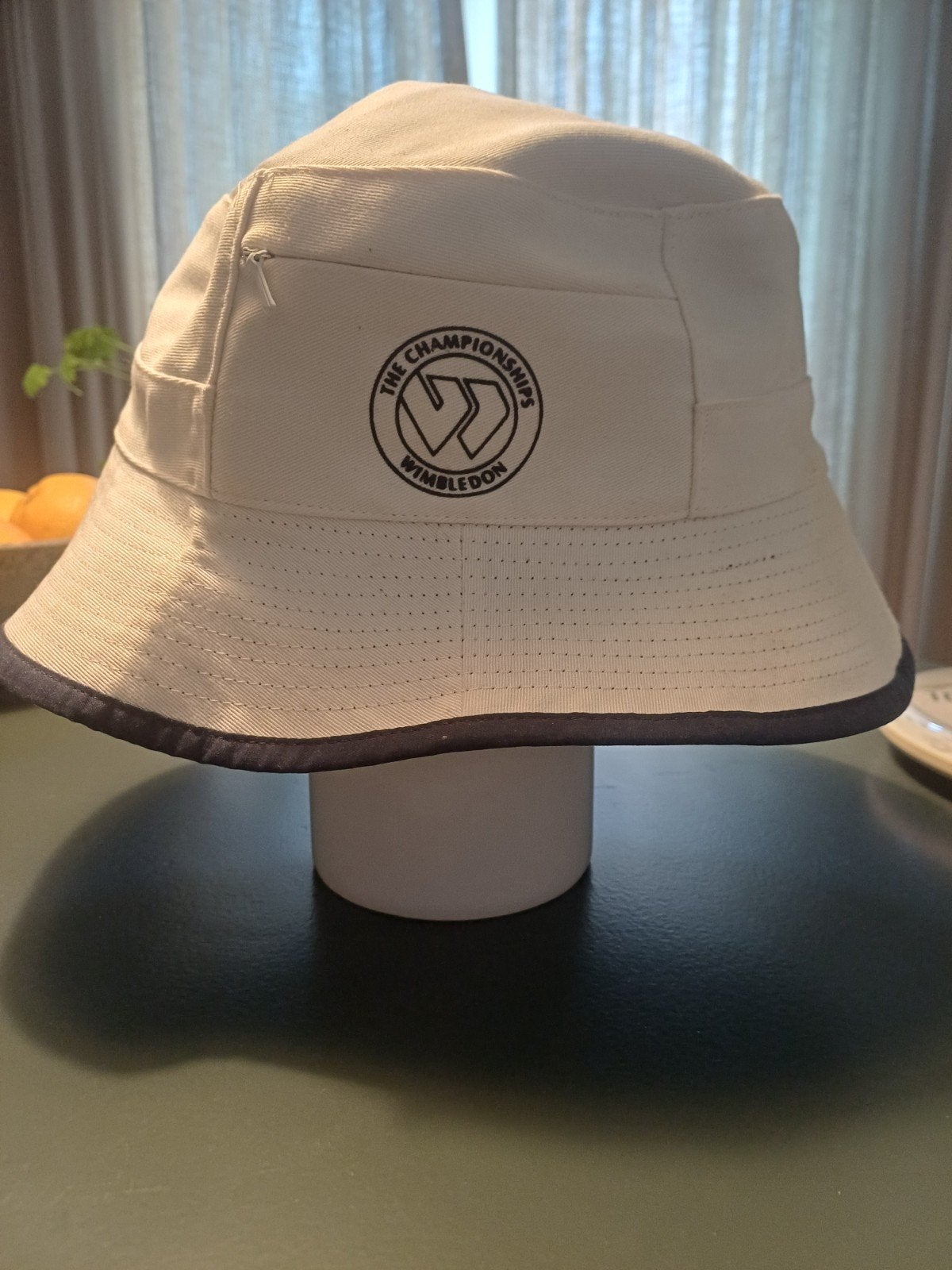Wimbledon Bucket Hat - Omkeerbaar, Kleding | Dames, Hoeden en Petten, Zo goed als nieuw, Hoed, One size fits all, Ophalen of Verzenden